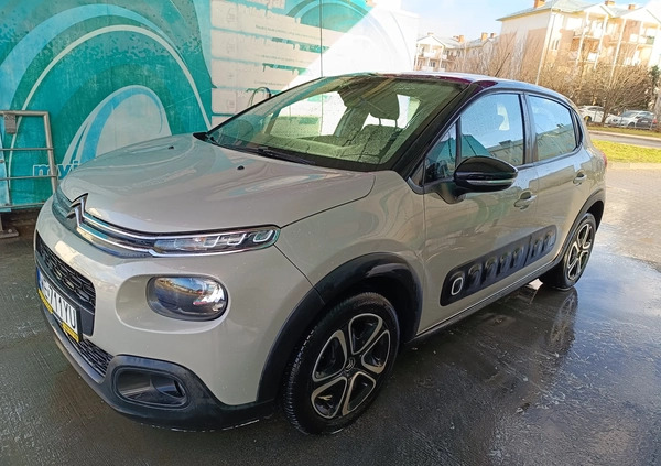 Citroen C3 cena 48000 przebieg: 97000, rok produkcji 2019 z Chełm małe 742